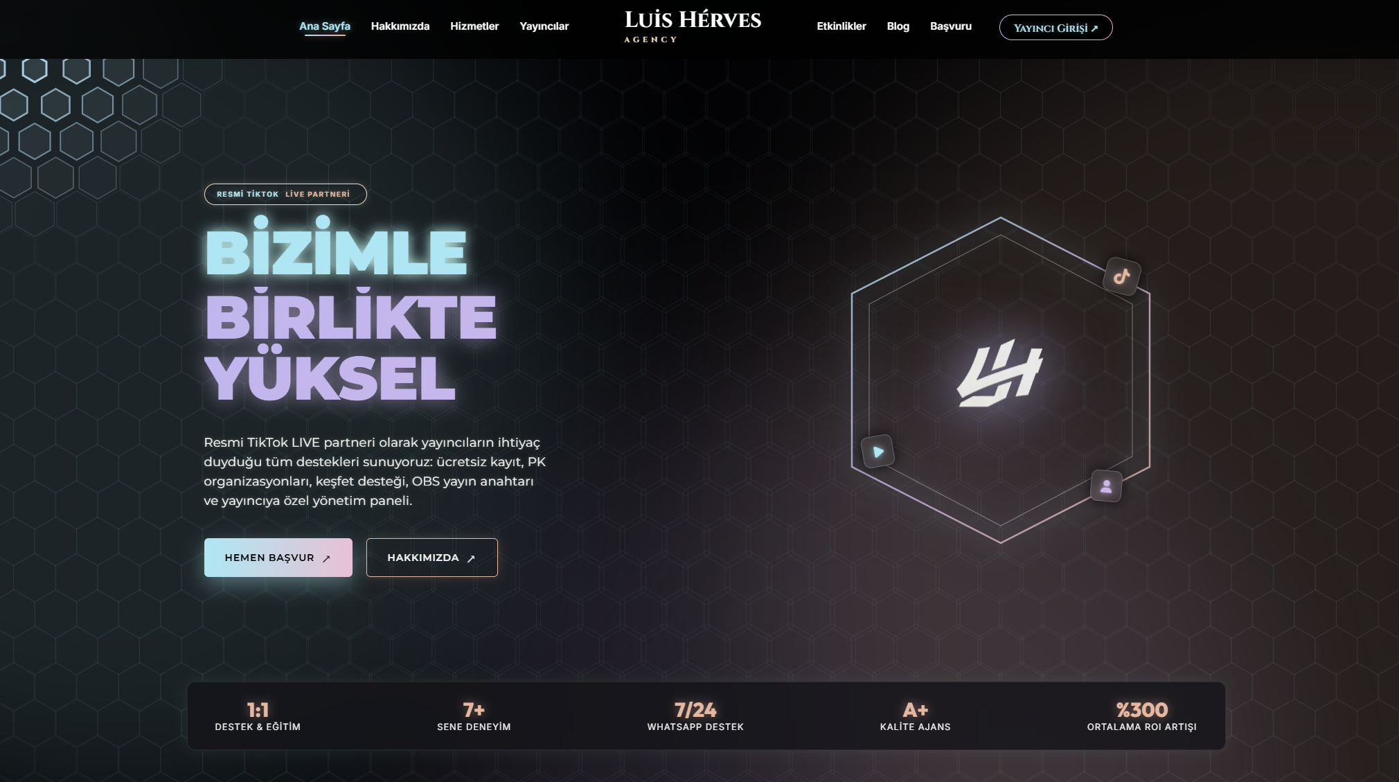 Luis Hérves Agency: Prestijli ve Dinamik Dijital Kimlik